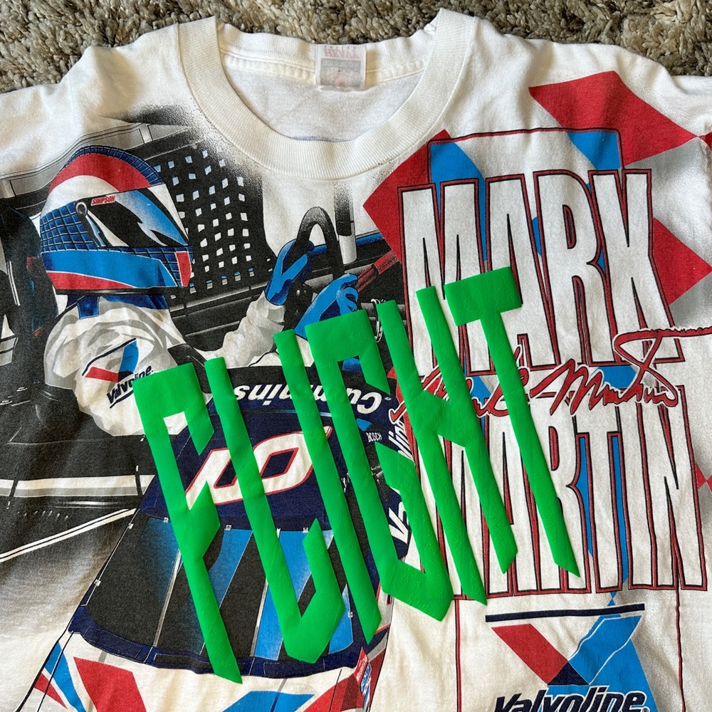 Mark Martin #6 NASCAR Flight t-shirt AOP - Picture 2 of 9